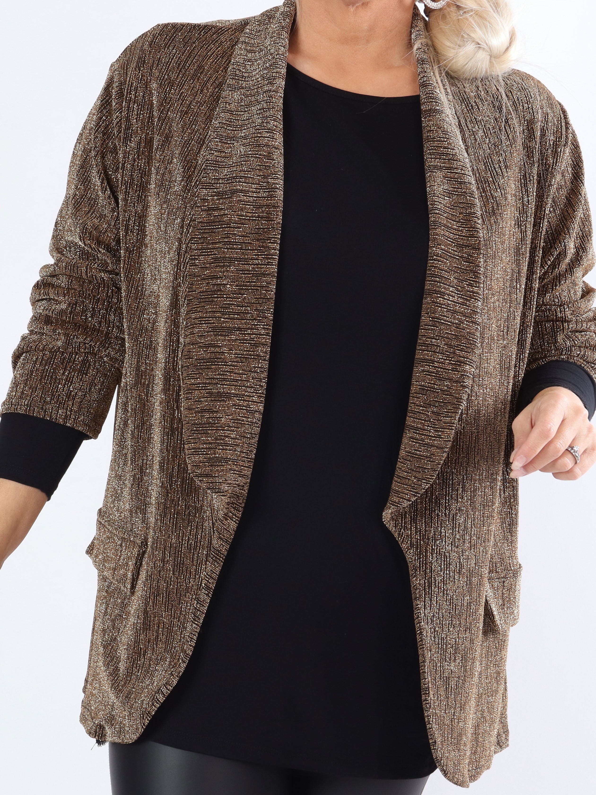 Misa - Let blazer i glimmerstof